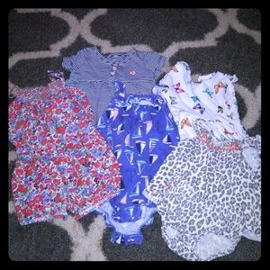 6 piece-9 month old baby girl bundle (bundle #4)